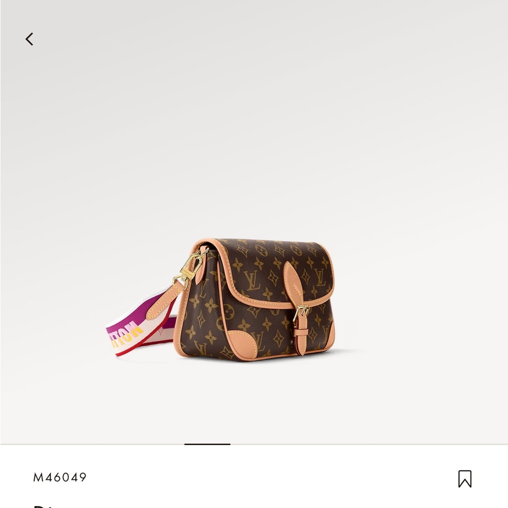 Diane with pink LV strap